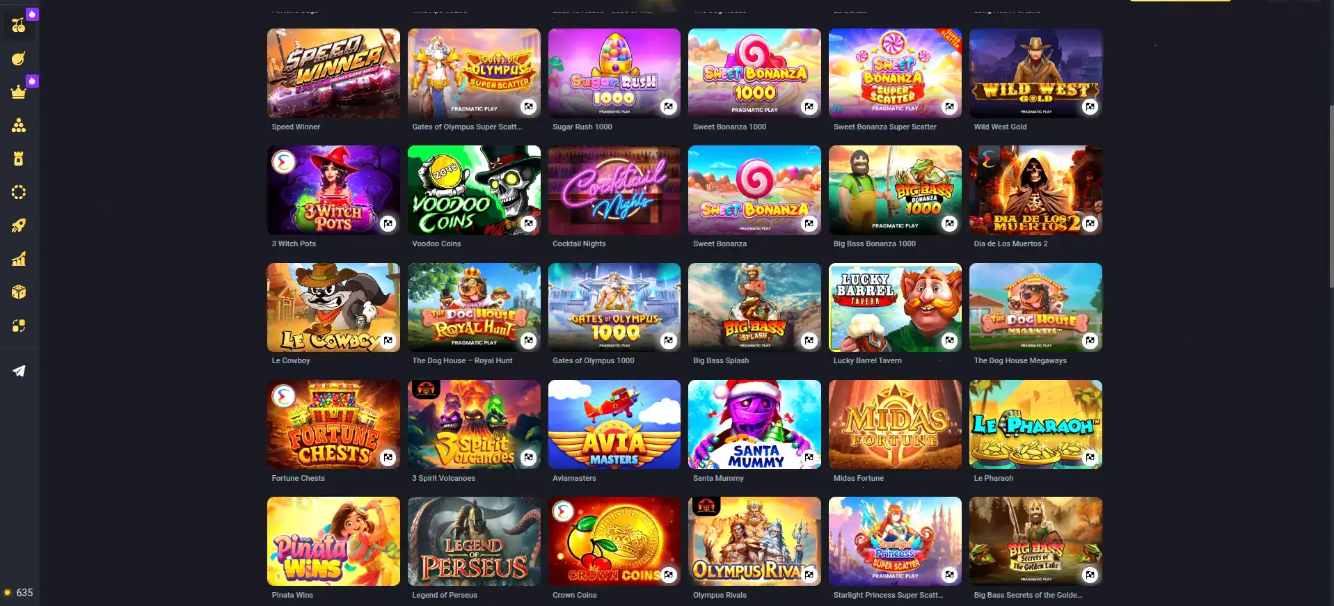 Актуальное зеркало Platinum casino